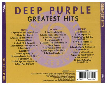 DEEP PURPLE - GRATEST HITS (3CD) | CD