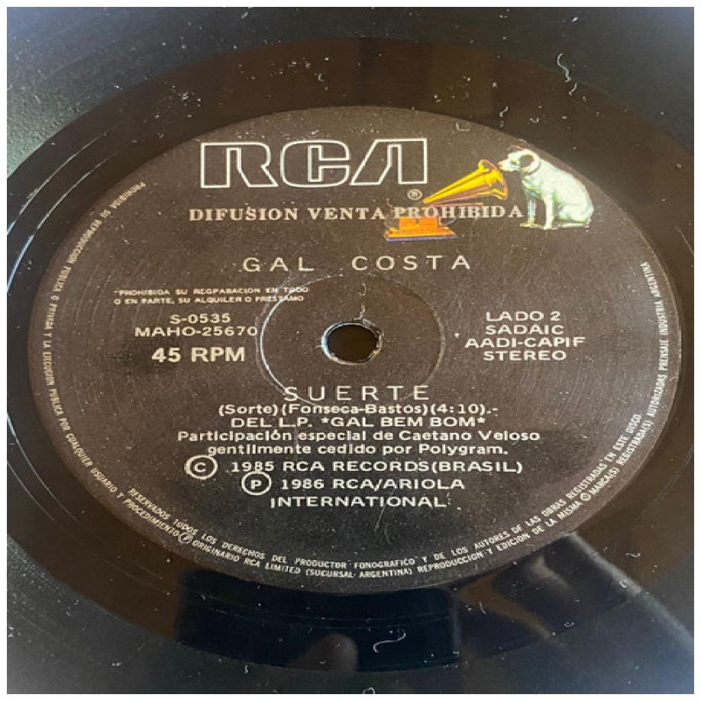 GAL COSTA - UN DIA DOMINGO | 7" SINGLE USADO