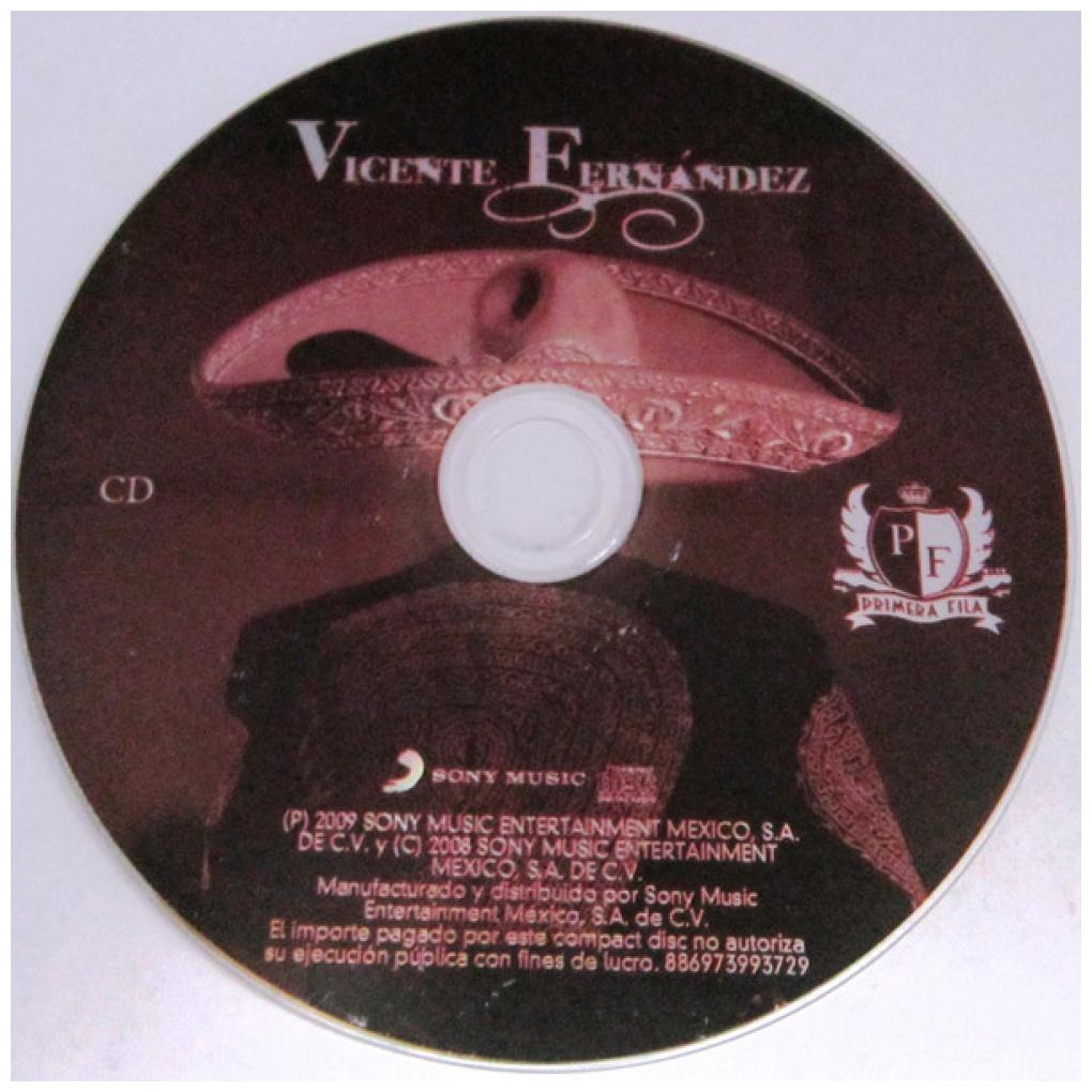 VICENTE FERNANDEZ - PRIMERA FILA (CD+DVD) | CD