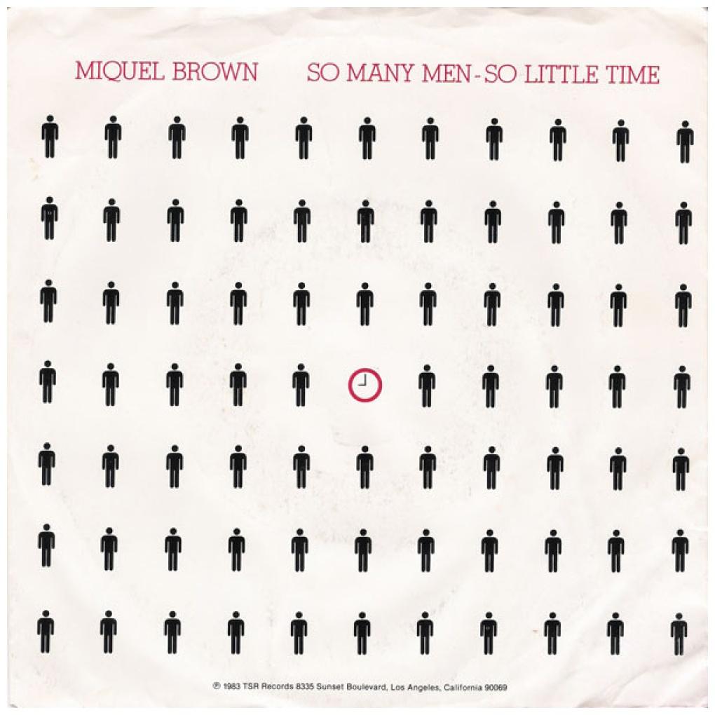 MIQUEL BROWN - SO MANY MAN SO LITTLE TIME | 7" SINGLE USADO