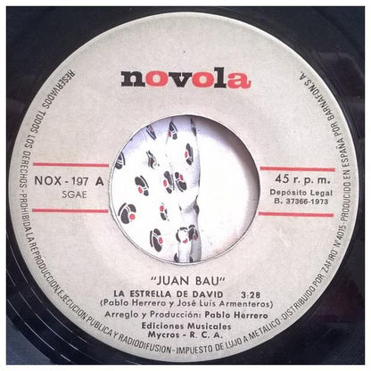 JUAN BAU - LA ESTRELLADE DAVID | 7" SINGLE VINILO USADO