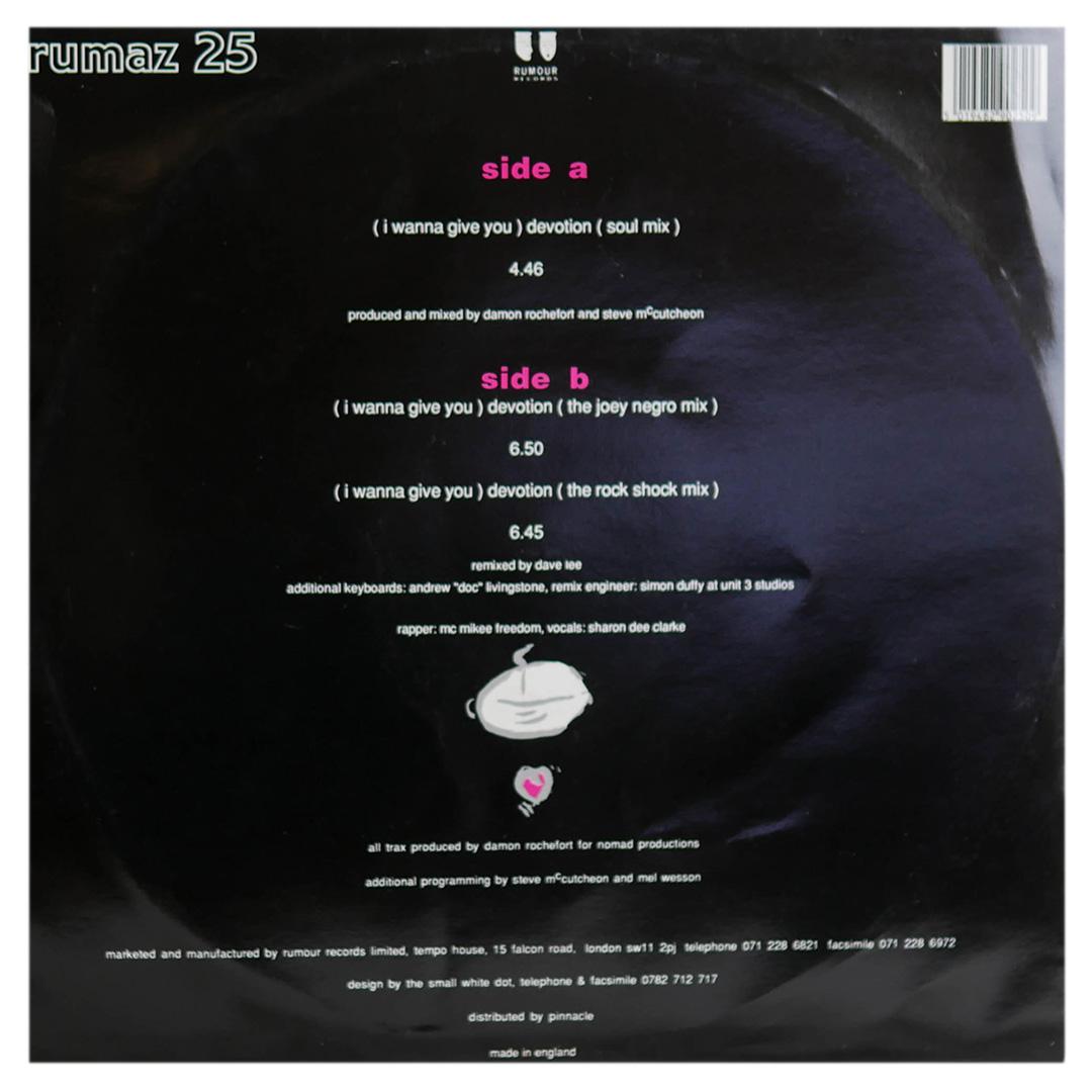 NOMAD  - (I WANNA GIVE YOU) DEVOTION - THE REMIXES | 12" MAXI SINGLE USADO