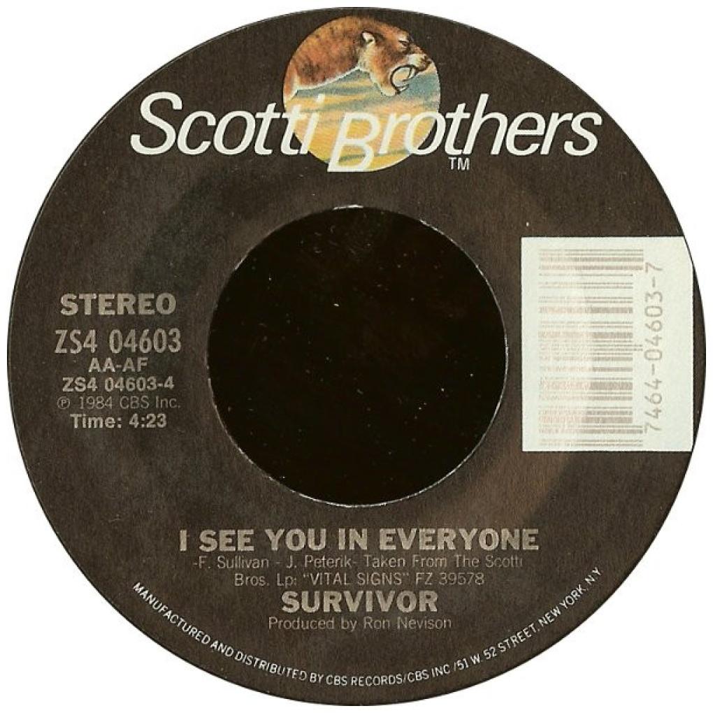 SURVIVOR - I CAN'T HOLD BACK | 7" SINGLE USADO