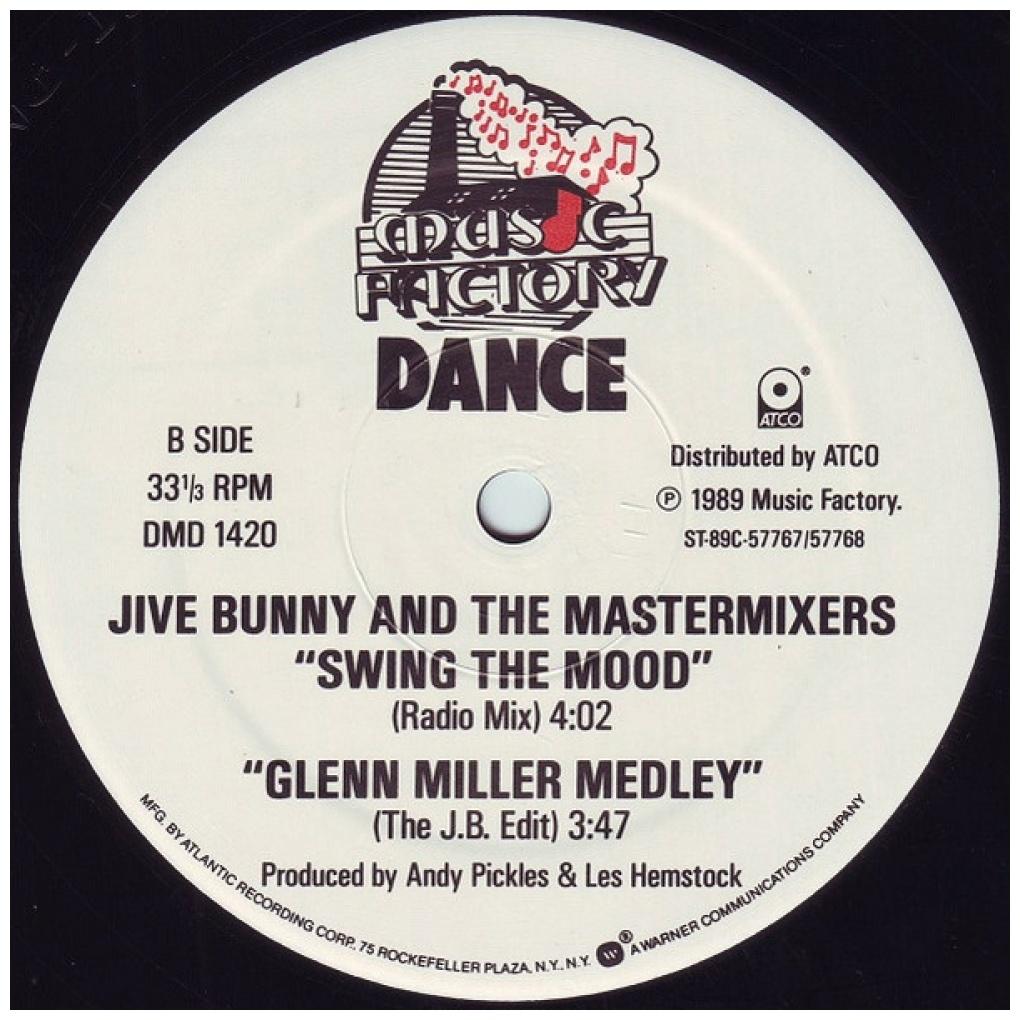 JIVE BUNNY AND THE MASTERMIXERS - SWING THE MOOD | 12'' MAXI SINGLE USADO