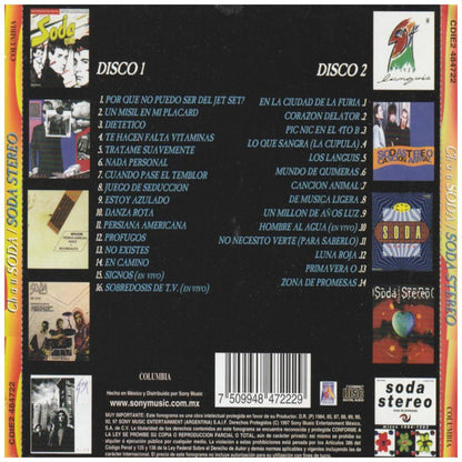SODA STEREO - CHAU SODA (2CD) | CD