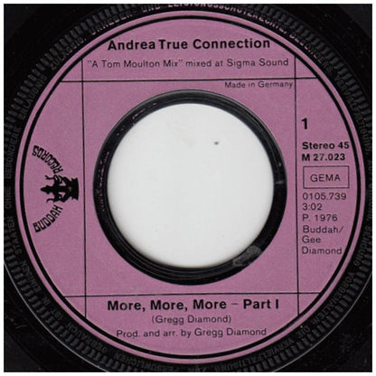ANDREA TRUE CONNECTION - MORE MORE MORE | 7" SINGLE USADO