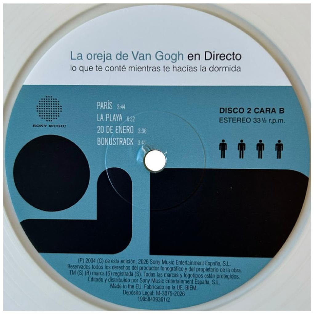 LA OREJA DE VAN GOGH - EN DIRECTO: LO QUE TE CONTE MIENTRAS TE HACIAS LA DORMIDA (2LP) | VINILO