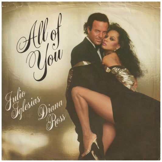 JULIO IGLESIAS & DIANA ROSS - ALL OF YOU | 7" SINGLE USADO