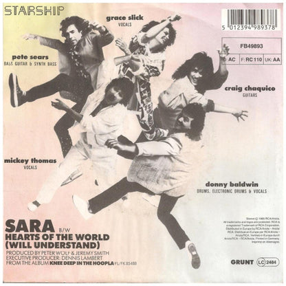 STARSHIP - SARA | 7" SINGLE USADO