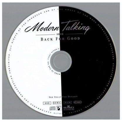 MODERN TALKING - BACK FOR GOOD | CD