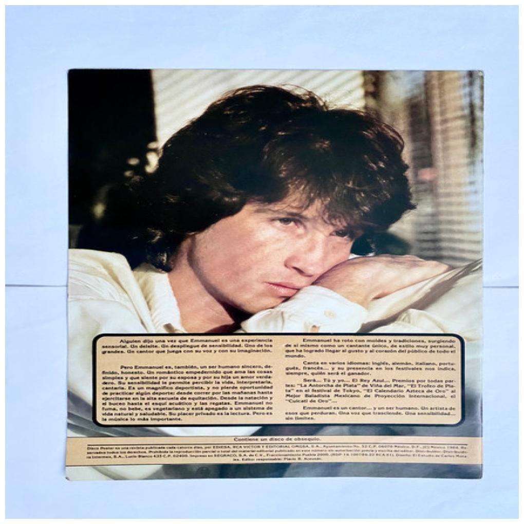 EMMANUEL - QUIERO DORMIR CANSADO/SERÁ (4 SUPER EXITOS) (PROMO COPY) | 7" SINGLE USADO