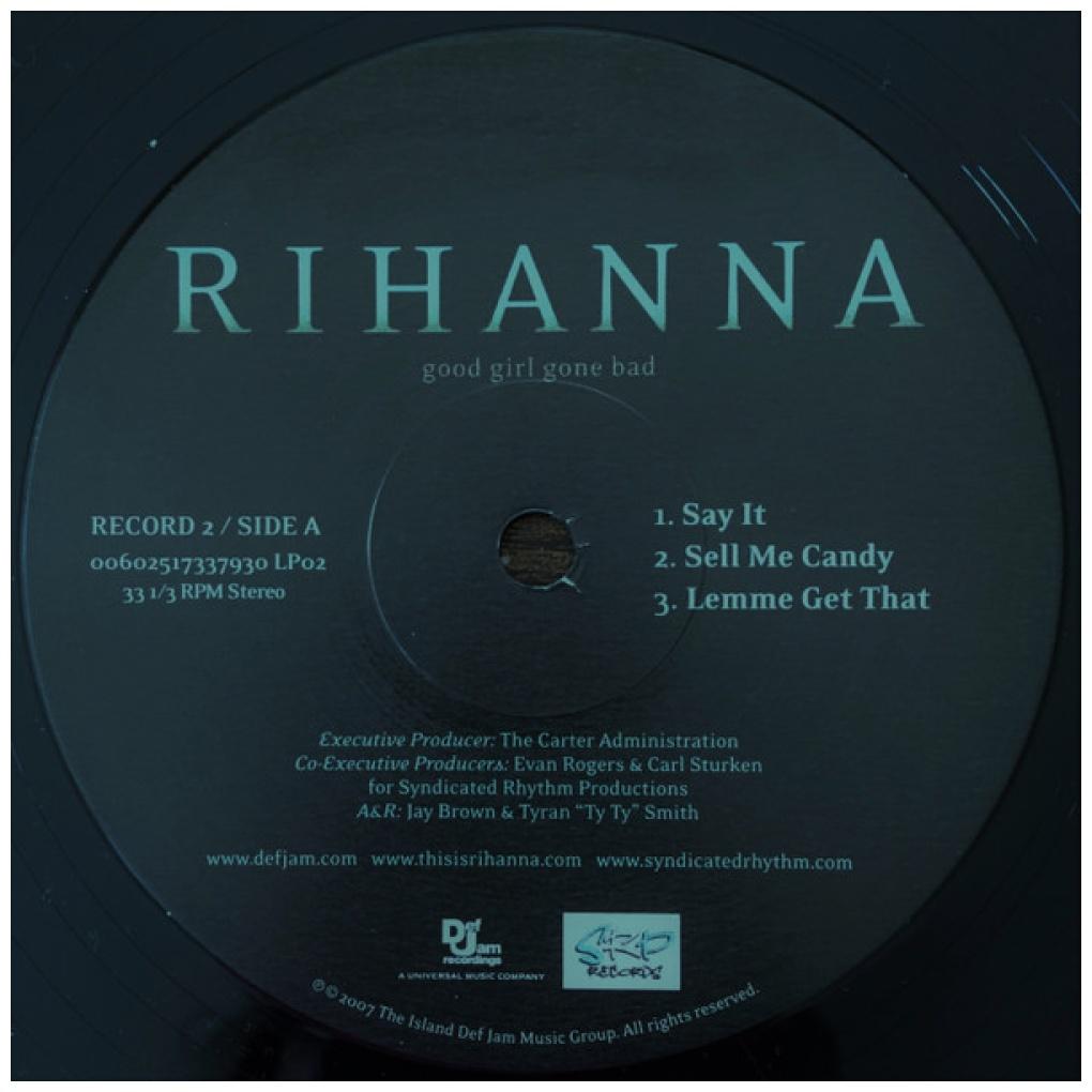 RIHANNA - GOOD GIRL GONE BAD (2LP) | VINILO
