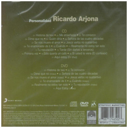 RICARDO ARJONA - PERSONALIDAD (CD+DVD) | CD