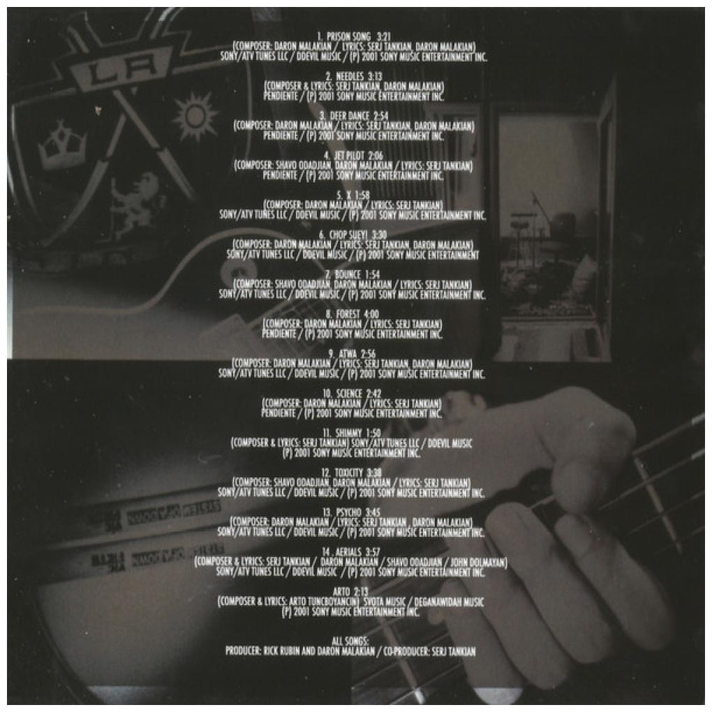 SYSTEM OF A DOWN - TOXICITY | CD