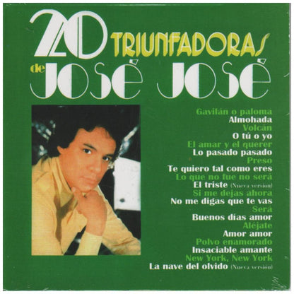 JOSE JOSE - 20 TRIUNFADORAS | CD