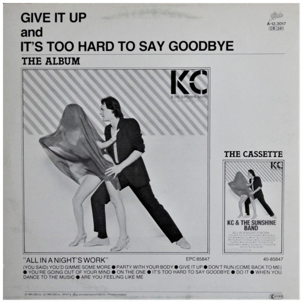 KC & THE SUNSHINE BAND - GIVE IT UP | 12'' MAXI SINGLE USADO