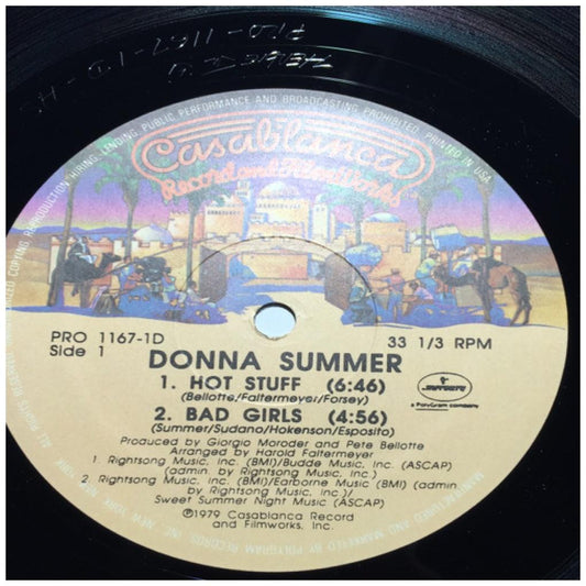 DONNA SUMMER - HOT STUFF (PROMO COPY) | 12" MAXI SINGLE VINILO USADO