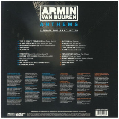 ARMIN VAN BUUREN - ANTHEMS: ULTIMATE SINGLES COLLECTION (2LP) | VINILO