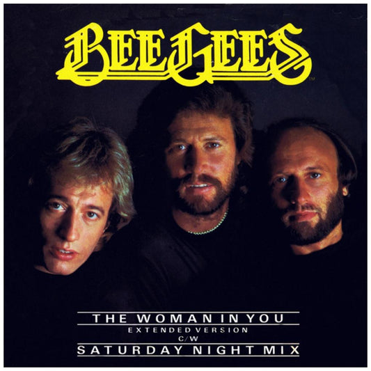 BEE GEES - THE WOMAN IN YOU/SATURDAY NIGHT MIX | 12" MAXI SINGLE VINILO USADO