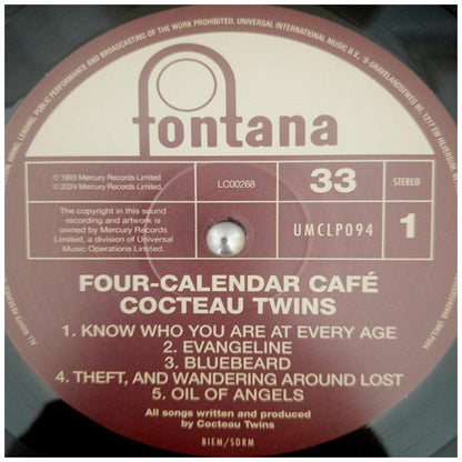 COCTEAU TWINS - FOUR-CALENDAR CAFE | VINILO