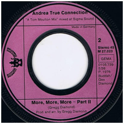 ANDREA TRUE CONNECTION - MORE MORE MORE | 7" SINGLE USADO