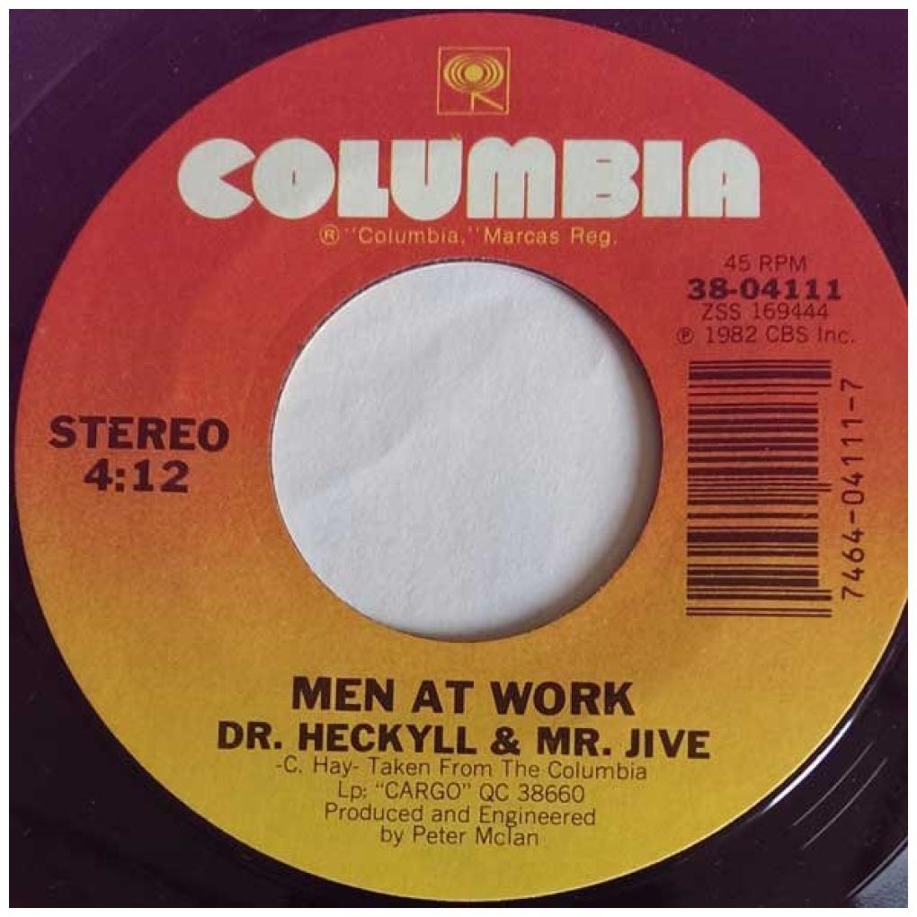 MEN AT WORK - DR. HECKYLL & MR. JIVE | 7" SINGLE USADO