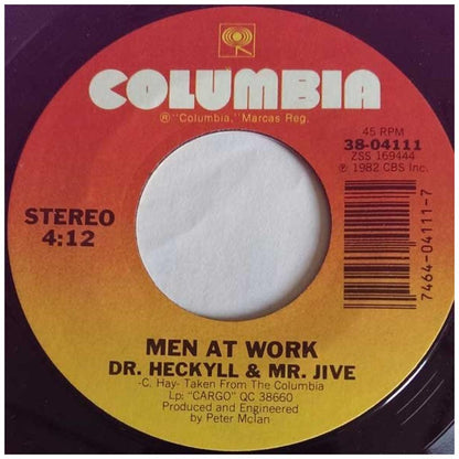 MEN AT WORK - DR. HECKYLL & MR. JIVE | 7" SINGLE USADO
