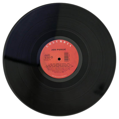 JOE PUBLIC - LIVE AND LEARN | 12" MAXI SINGLE USADO