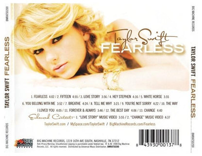 TAYLOR SWIFT - FEARLESS | CD