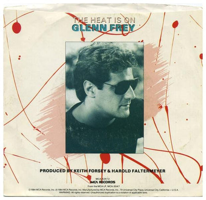 GLEN FREY - THE HEAT IS ON | 7" SINGLE VINILO USADO