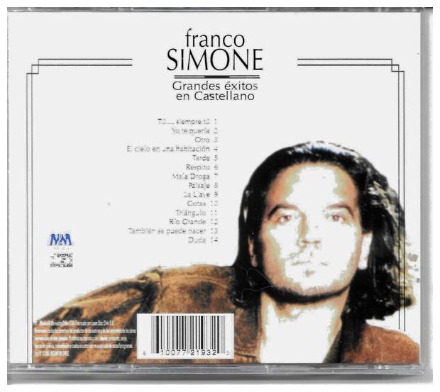 FRANCO SIMONE - GRANDES EXITOS (EN CASTELLANO) | CD