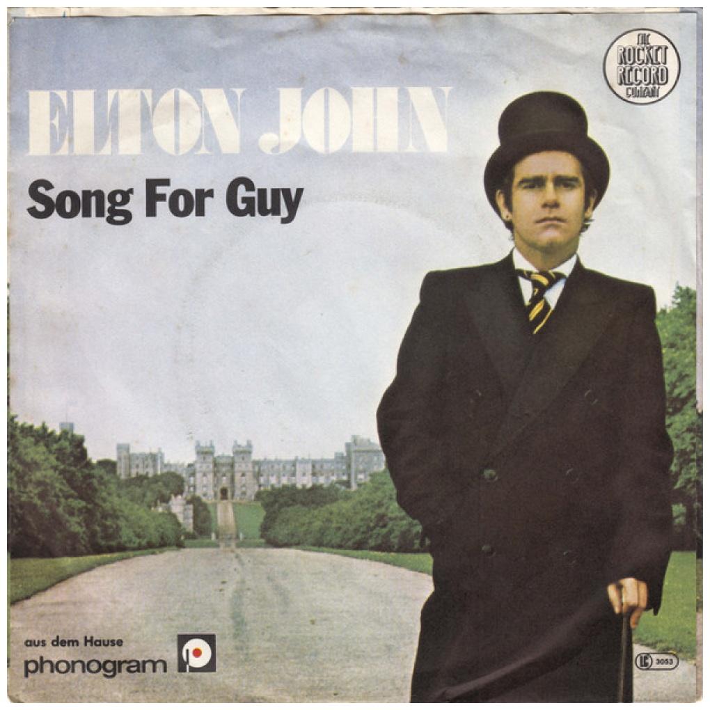 ELTON JOHN - SONG FOR GUY | 7" SINGLE USADO