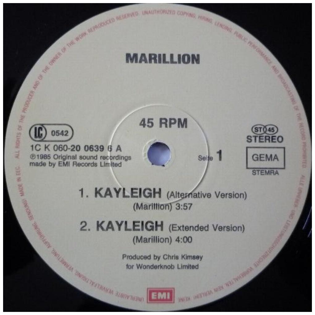 MARILLION - KEYLEIGH | 12'' MAXI SINGLE USADO