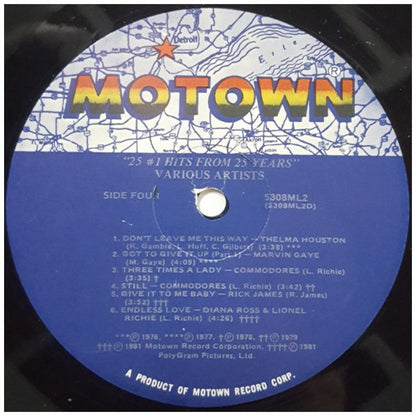 25 #1 HITS FROM 25 YEARS - MOTOWN: VARIOUS ARTIST (2LP) | VINILO USADO