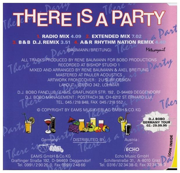 DJ BOBO - THERE IS A PARTY | CD SINGLE USADO