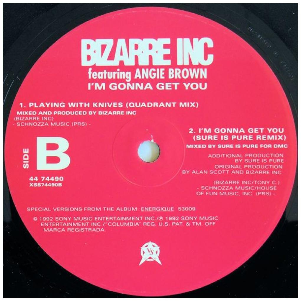 BIZARRE INC - I'M GONNA GET YOU | 12'' MAXI SINGLE USADO