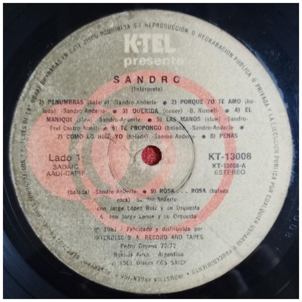 SANDRO - 18 EXITOS ORIGINALES | VINILO USADO