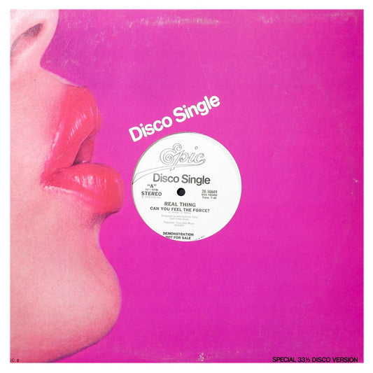 REAL THING - CAN YOU FEEL THE FORCE | 12" MAXI SINGLE USADO