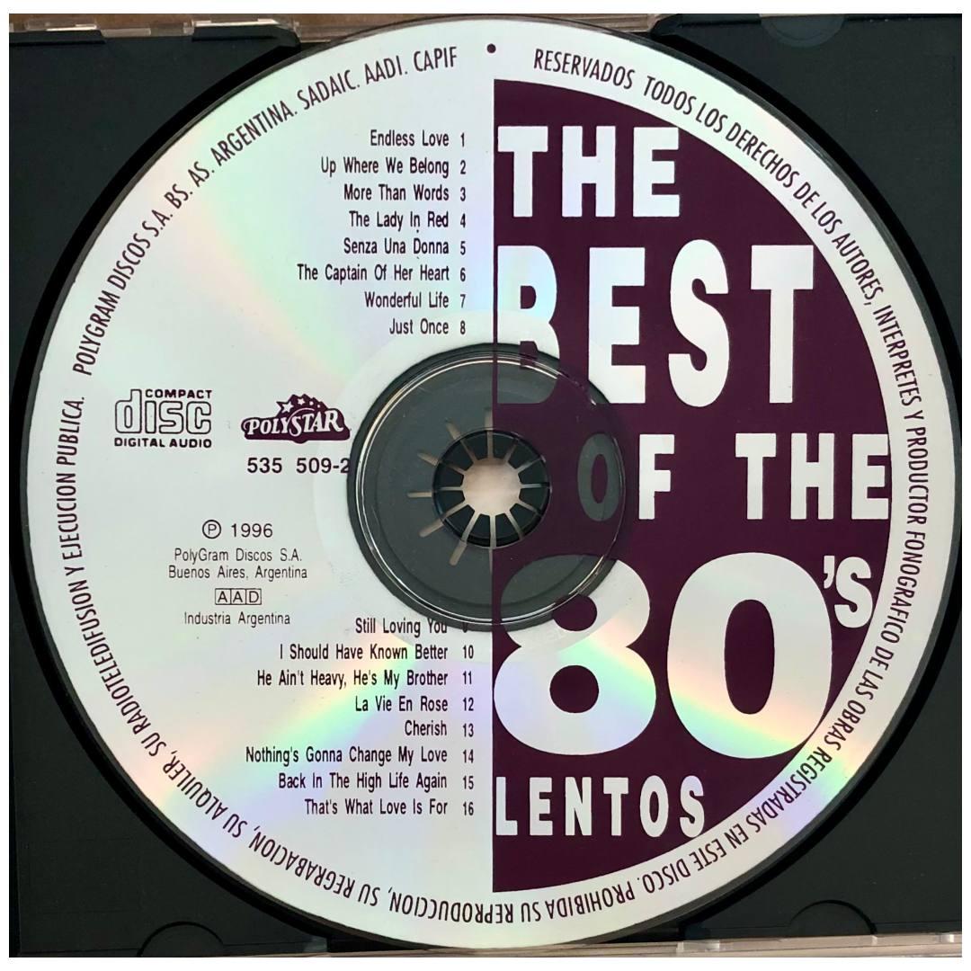 THE BEST OF THE 80 S - LENTOS | CD USADO