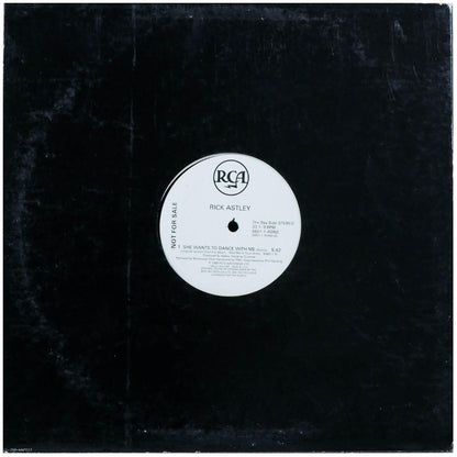 RICK ASTLEY  - SHE WANTS TO DANCE WITH ME | 12" MAXI SINGLE USADO