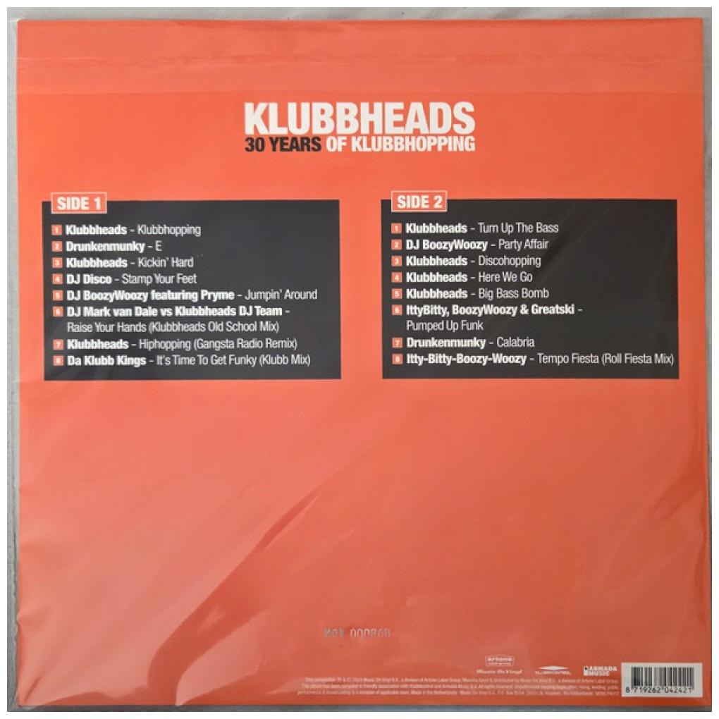 KLUBBHEADS - 30 YEARS OF KLUBBHOPPING | VINILO