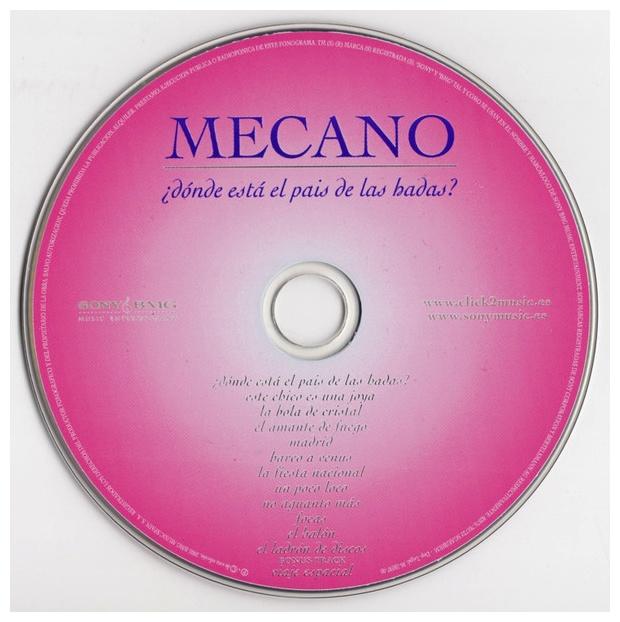 MECANO - DONDE ESTA EL PAIS DE LAS HADAS | CD ABIERTO