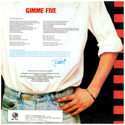JOVANOTTI - GIMME FIVE | 12'' MAXI SINGLE USADO