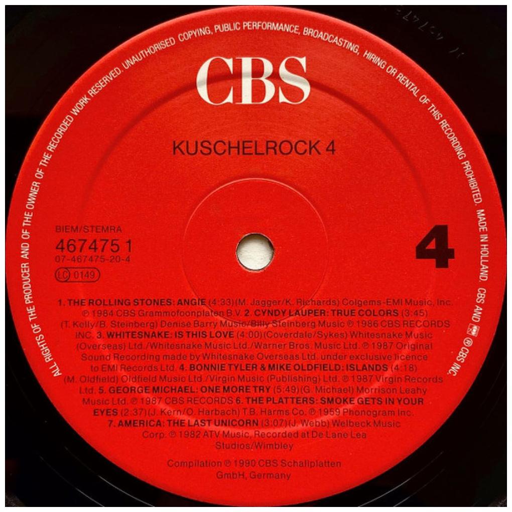 KUSCHELROCK 4 - VARIOUS ARTISTS (3LP) | VINILO USADO