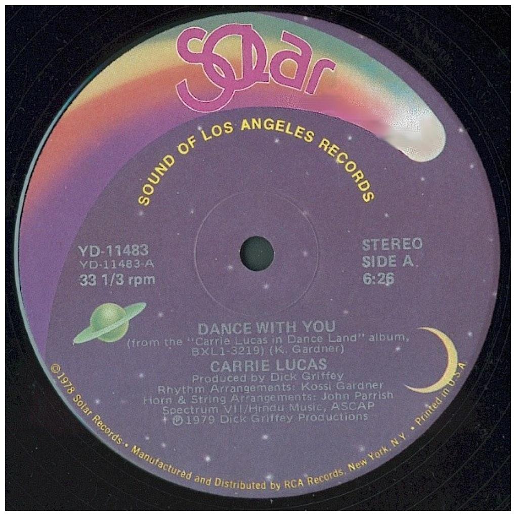 CARRIE LUCAS - DANCE WITH YOU | 12'' MAXI SINGLE USADO