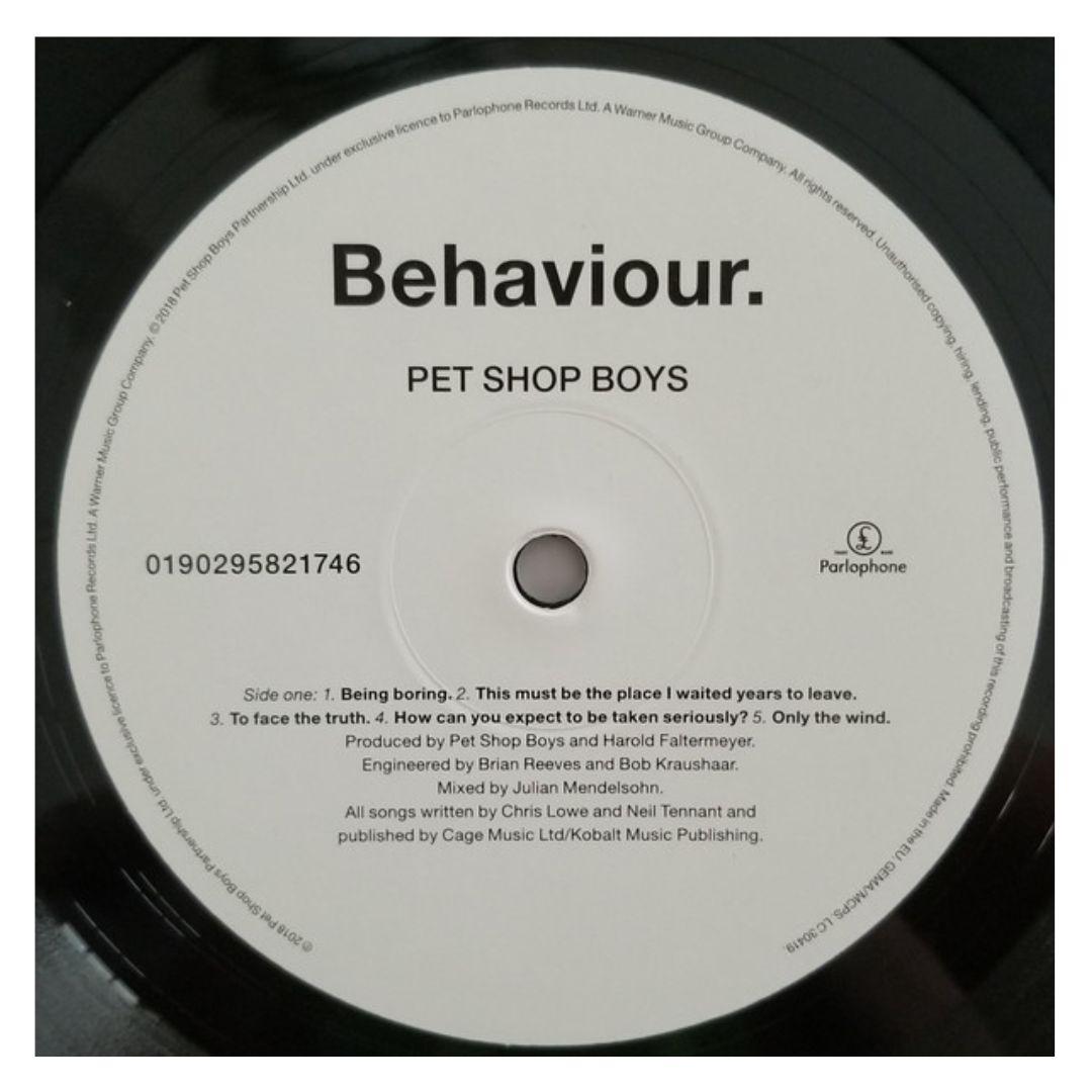 PET SHOP BOYS - BEHAVIOUR | VINILO