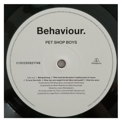 PET SHOP BOYS - BEHAVIOUR | VINILO