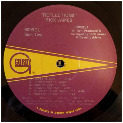 RICK JAMES - REFLECTIONS: 17 ALL THE GREATEST HITS | VINILO USADO