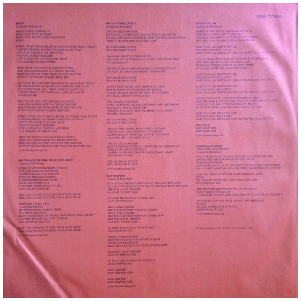 THE BEATLES - 1962-1966 (2LP) (JAPAN EDITION) (THE RED ALBUM) | VINILO USADO