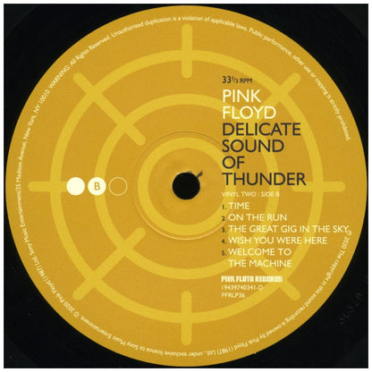 PINK FLOYD  - DELICATE SOUND OF THUNDER (3LP) (RESTORED/RE-EDITED) | VINILO
